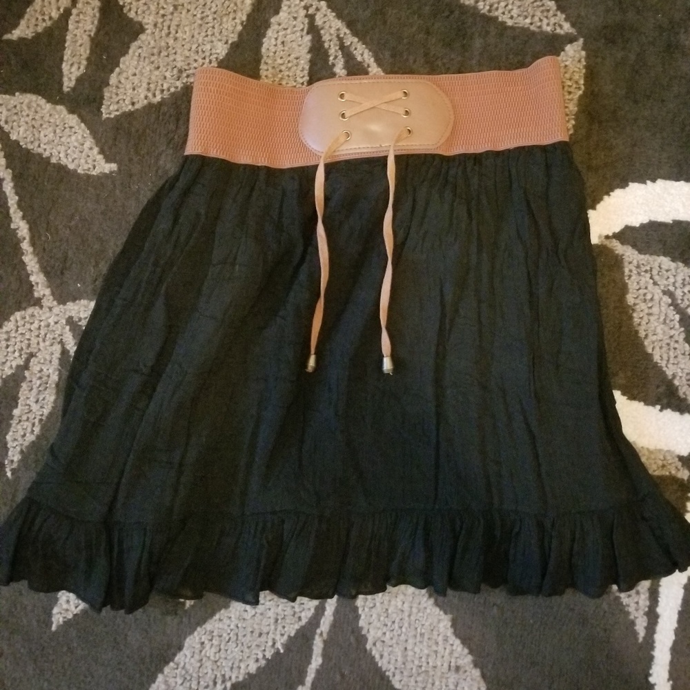 Cisono Navy Blue Skirt
